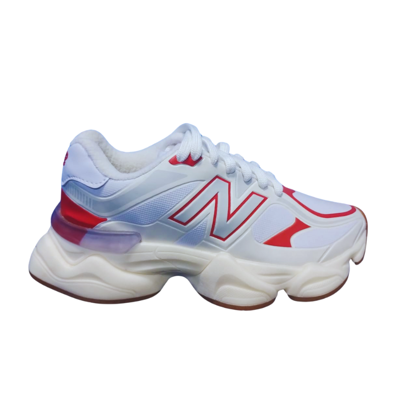 New Balance 9060 Branco e Vermelho